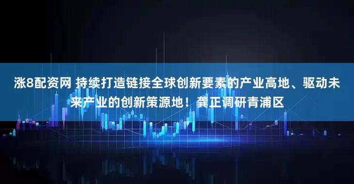 涨8配资网 持续打造链接全球创新要素的产业高地、驱动未来产业的创新策源地！龚正调研青浦区