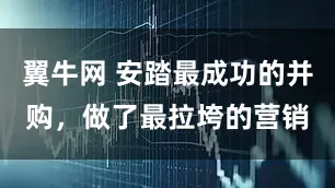 翼牛网 安踏最成功的并购，做了最拉垮的营销