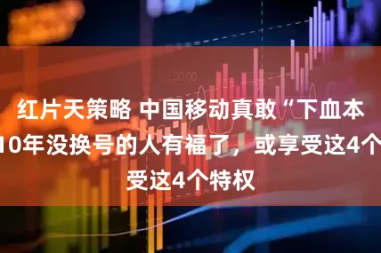 红片天策略 中国移动真敢“下血本”？10年没换号的人有福了，或享受这4个特权